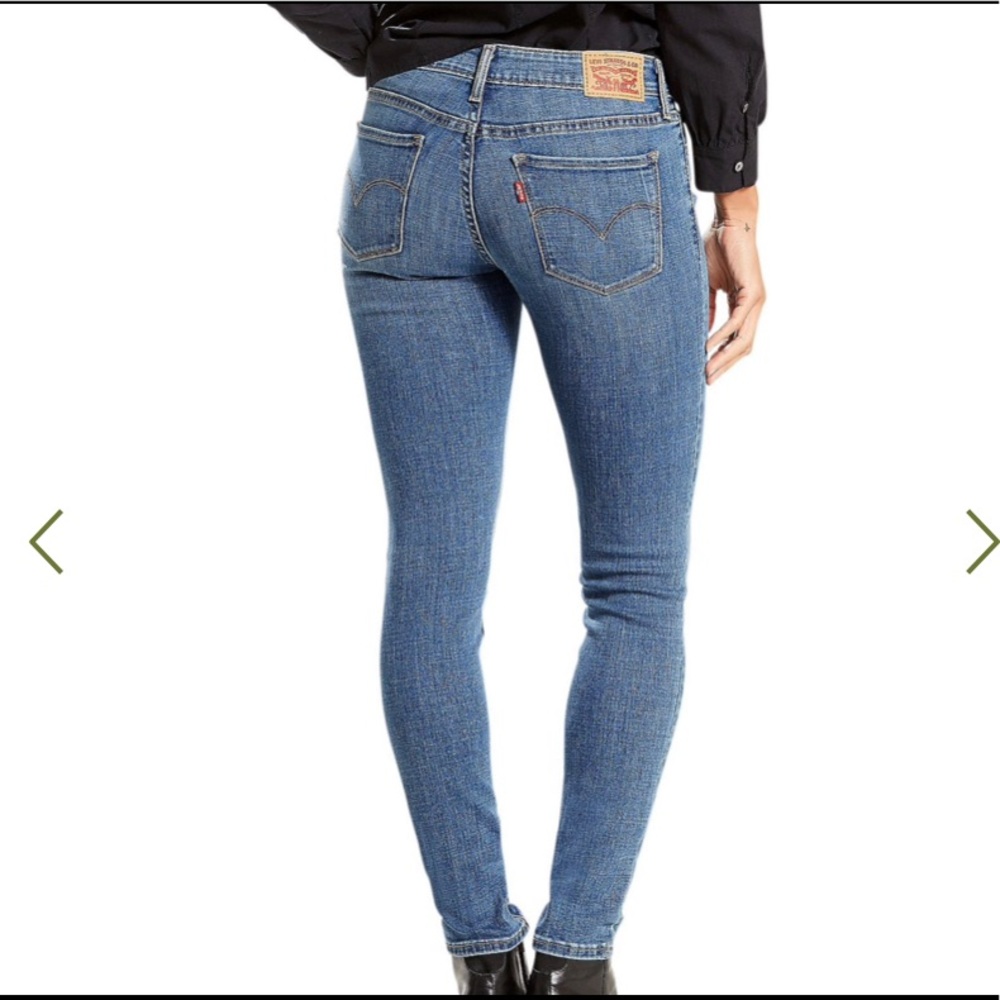 LEVIS 711 with distressing